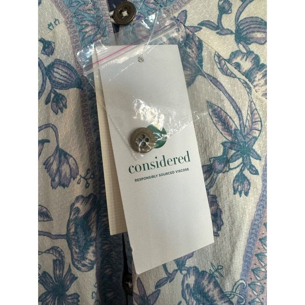 Aveology Evans Navy Kinsley Maxi Dress 22/24 NWT Cottagecore Prairie - Picture 9 of 11